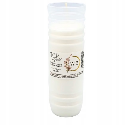 Wkłady do zniczy parafinowe Znicze 64h Top Light