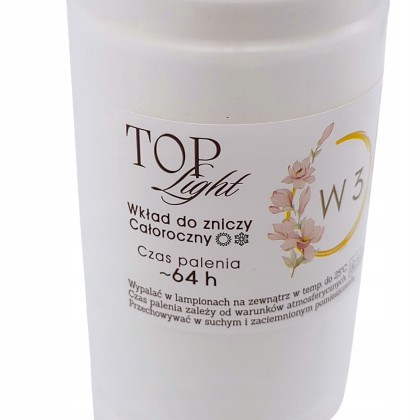 Wkłady do zniczy parafinowe Znicze 64h Top Light