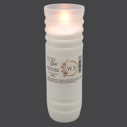 Wkłady do zniczy parafinowe Znicze 64h Top Light