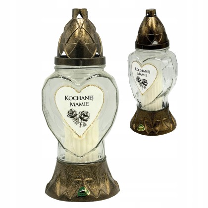 znicz serce kochanej mamie