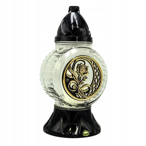 znicz-okragly-czarno-zloty-33-cm-zlota-roza