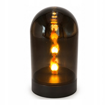 świeca LED kopuła z efektem płomienia 3D 12 cm