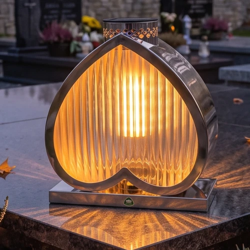 lampion solarny metalowy srebrny z ciepłą barwą światła