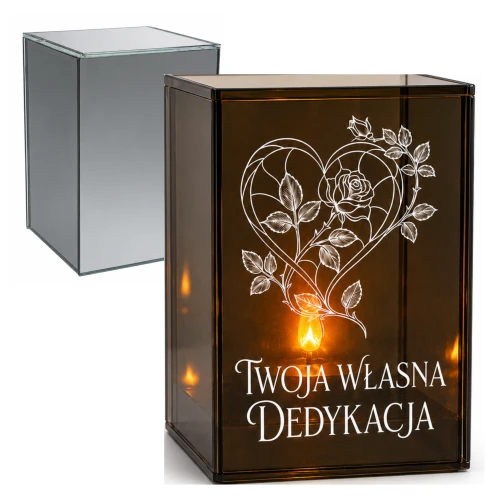 Personalizowany znicz z Twoją dedykacją