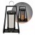 znicz solarny grafitowy metalowy 35 cm