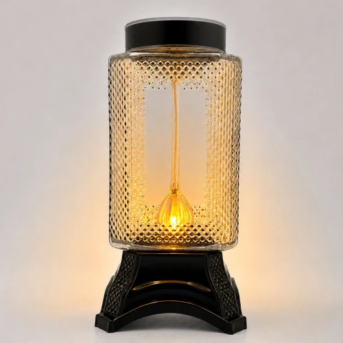znicz solarny, prosty, kwadratowy, ciepłe światło 25 cm