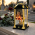 Personalizowany lampion ze zdjęciem i dedykacją czarno-srebrny 31 cm