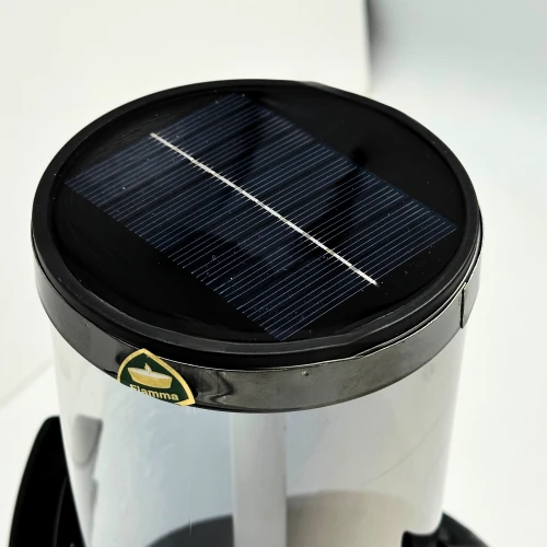 znicz solarny skrzydła czarny 25 cm