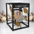 Ramka na grób PAMIĘTAMY 20 × 20 × 26 cm + znicz personalizowany ze zdjęciem i dedykacją