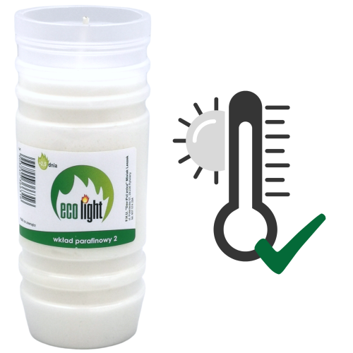 Wkłady do zniczy 60 godzin palenia opakowanie 20 sztuk