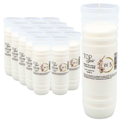 Wkłady do Zniczy Parafinowe 72h Top Light 3