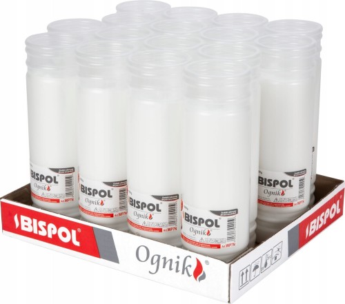 BISPOL Ognik WP7N Wkłady do zniczy parafinowe